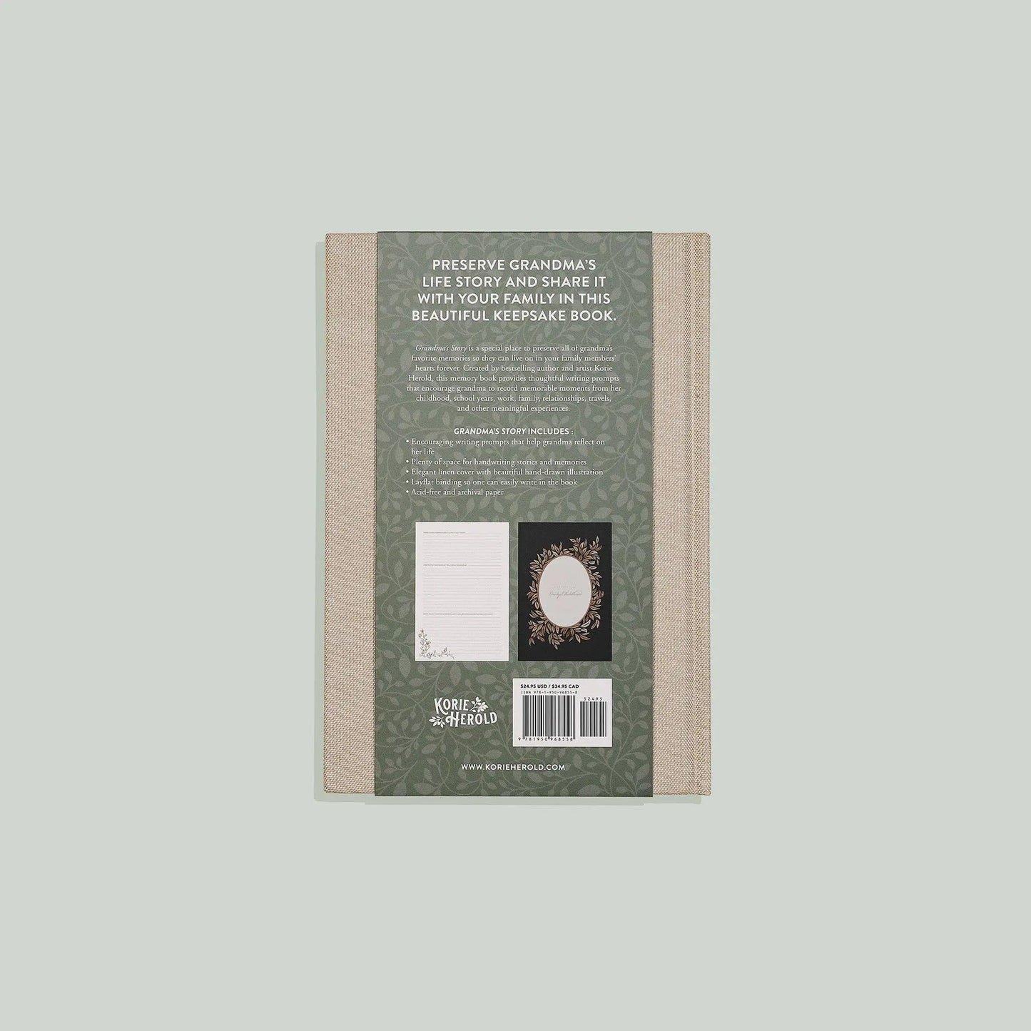 Grandma's Story: A Memory and Keepsake Journal for My Family The Rooted Soul Wellness Co.
