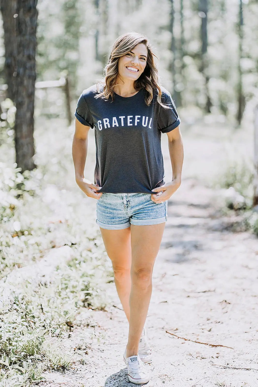 Grateful Tee by Saved by Grace The Rooted Soul Wellness Co.