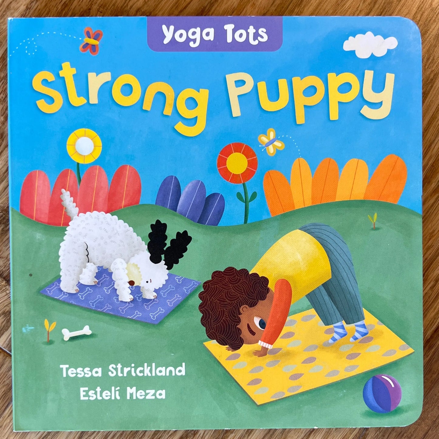 Yoga Tots Book Strong Puppy The Rooted Soul Wellness Co.