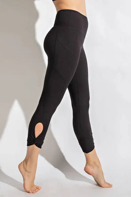 P4961PL37 Butter Soft Capri Yoga Leggings The Rooted Soul Wellness Co.