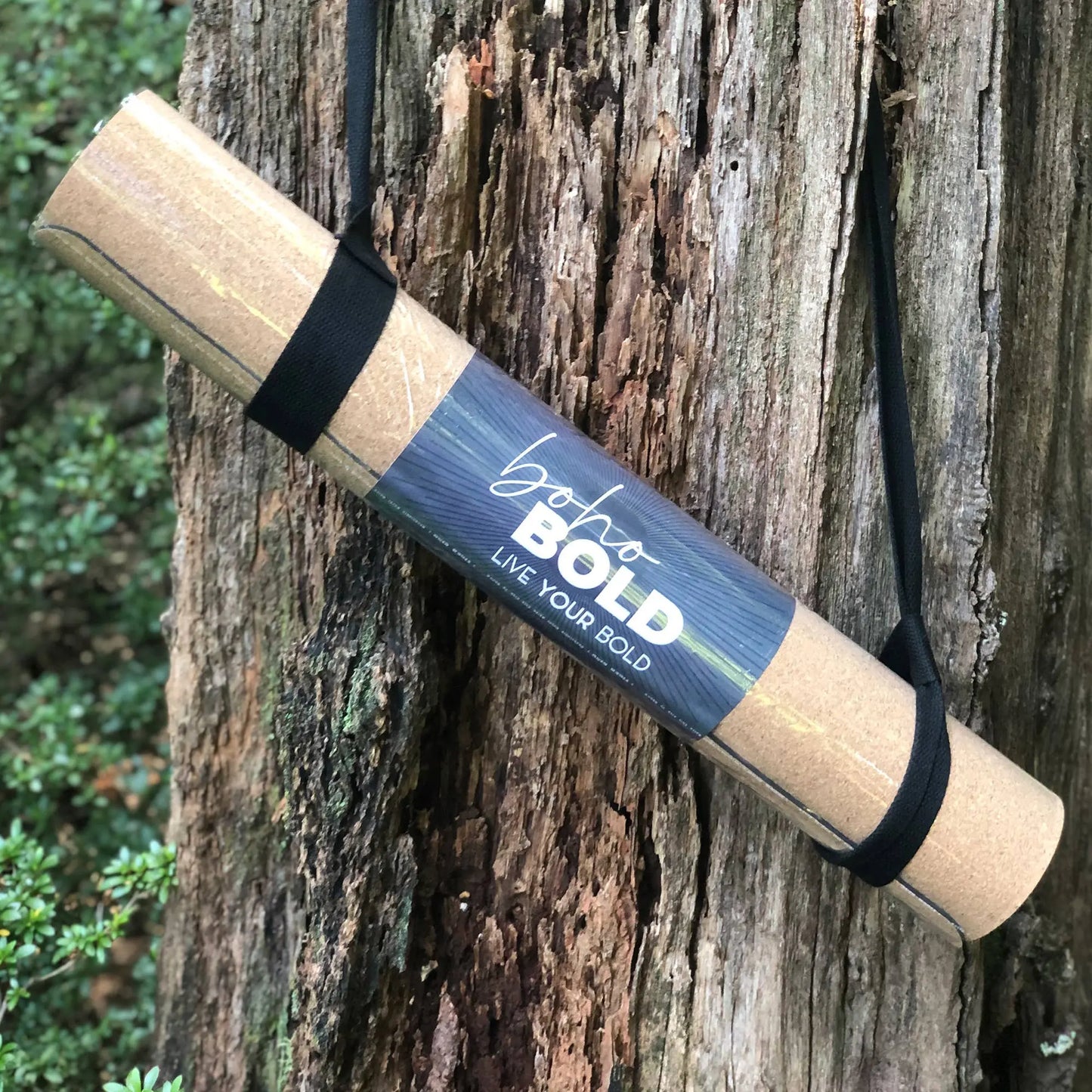 Cork Non-Slip Yoga Mat - Breathe The Rooted Soul Wellness Co.