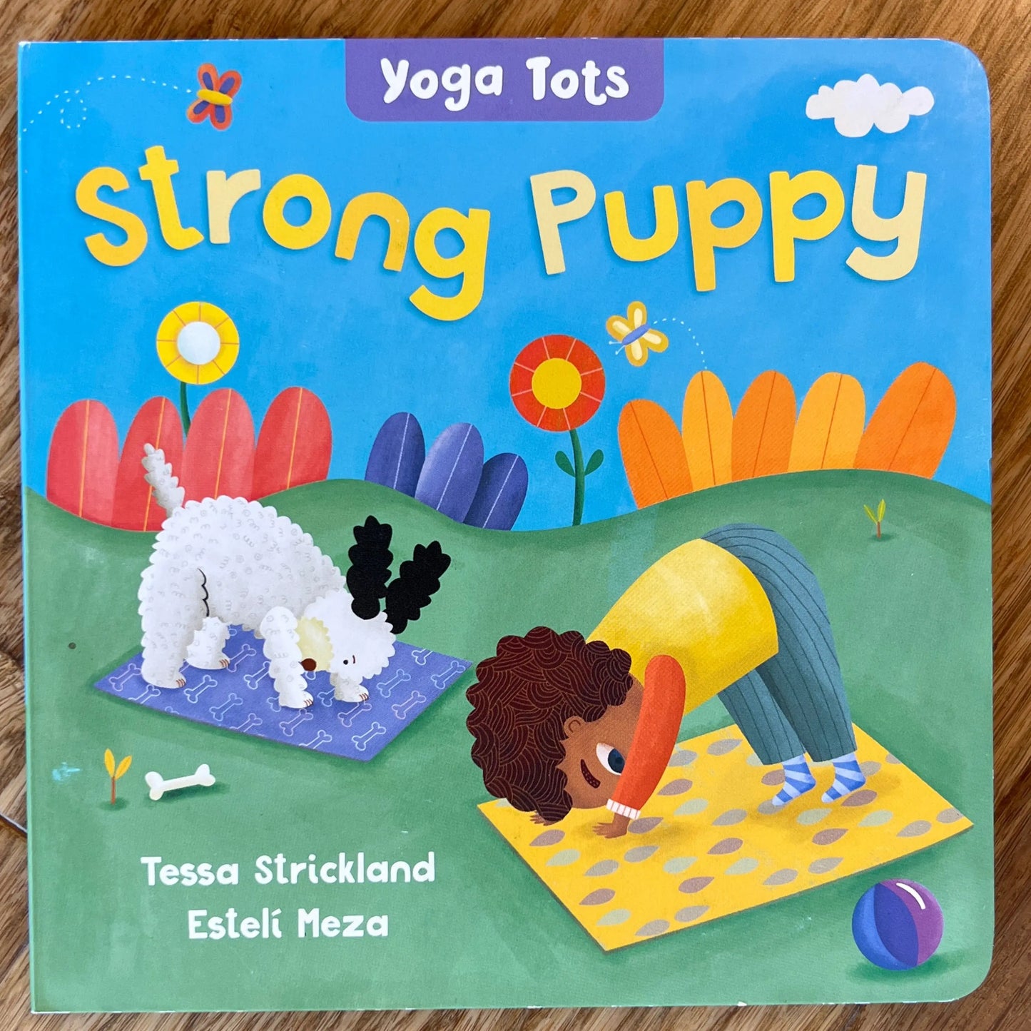 Yoga Tots Book Strong Puppy The Rooted Soul Wellness Co.