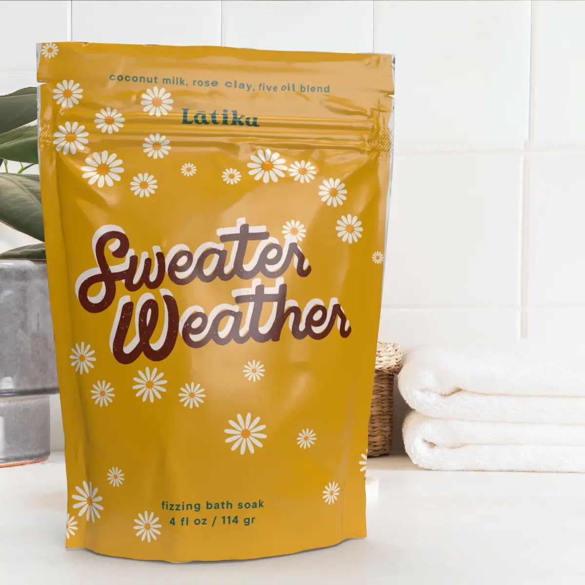 Fall - Sweater Weather Fizzing Bath Soak The Rooted Soul Wellness Co.