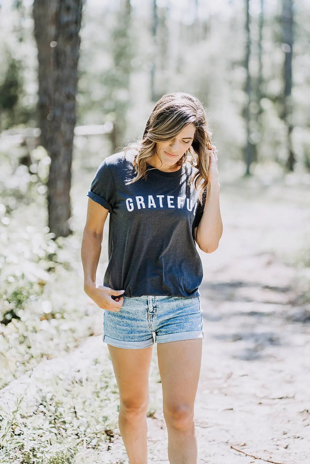 Grateful Tee by Saved by Grace The Rooted Soul Wellness Co.