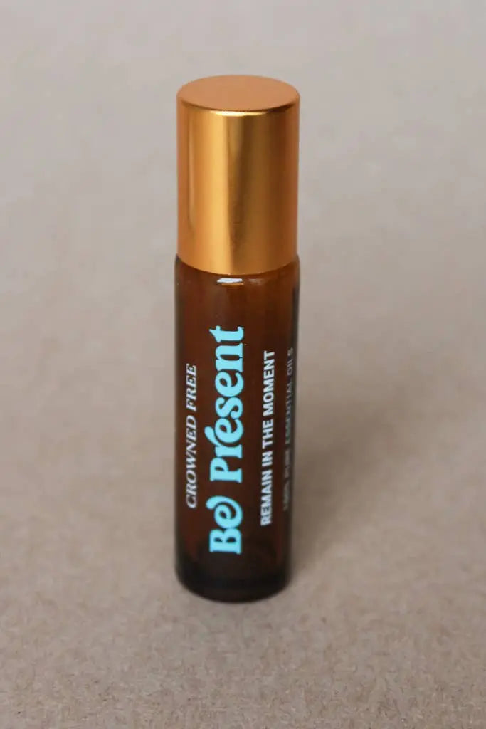 Be Present Essential Oil Rollerball - assembled by survivors The Rooted Soul Wellness Co.