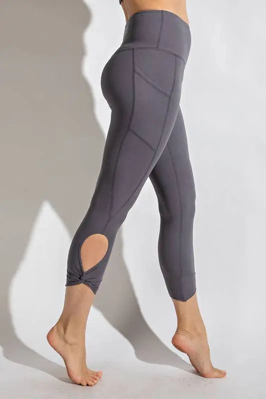 P4961PL37 Butter Soft Capri Yoga Leggings The Rooted Soul Wellness Co.