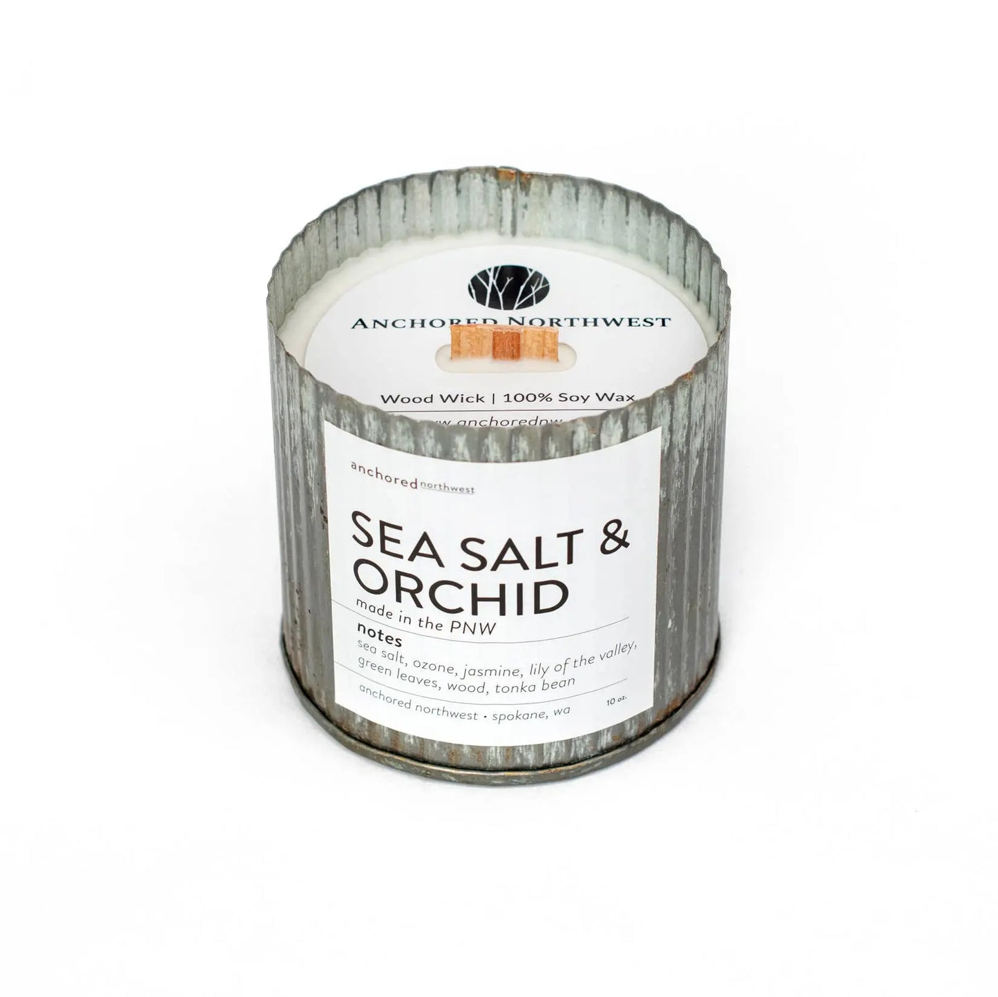 Sea Salt & Orchid Wood Candle