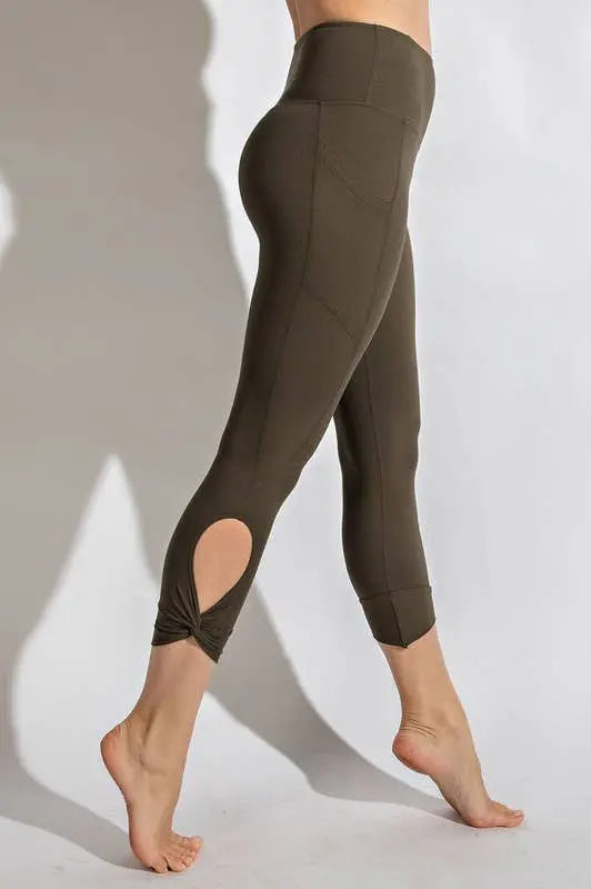 P4961PL37 Butter Soft Capri Yoga Leggings The Rooted Soul Wellness Co.