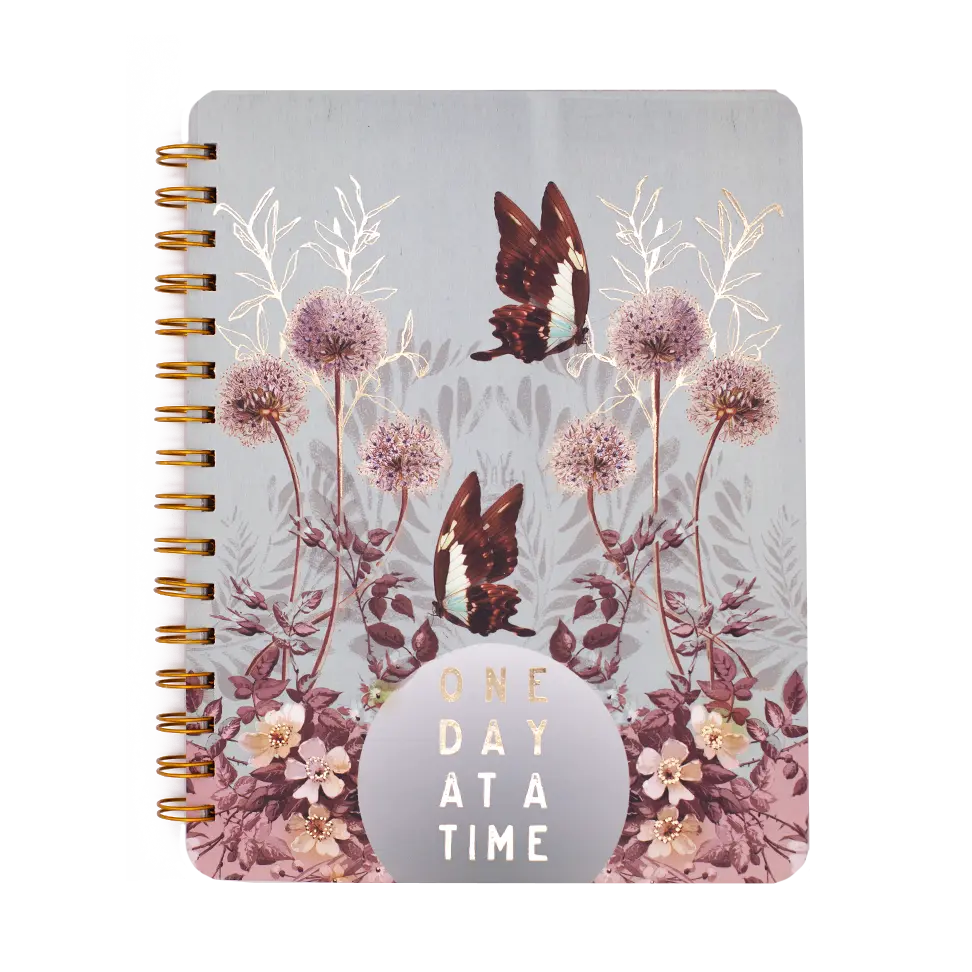 One Day at a Time Spiral Notebook The Rooted Soul Wellness Co.