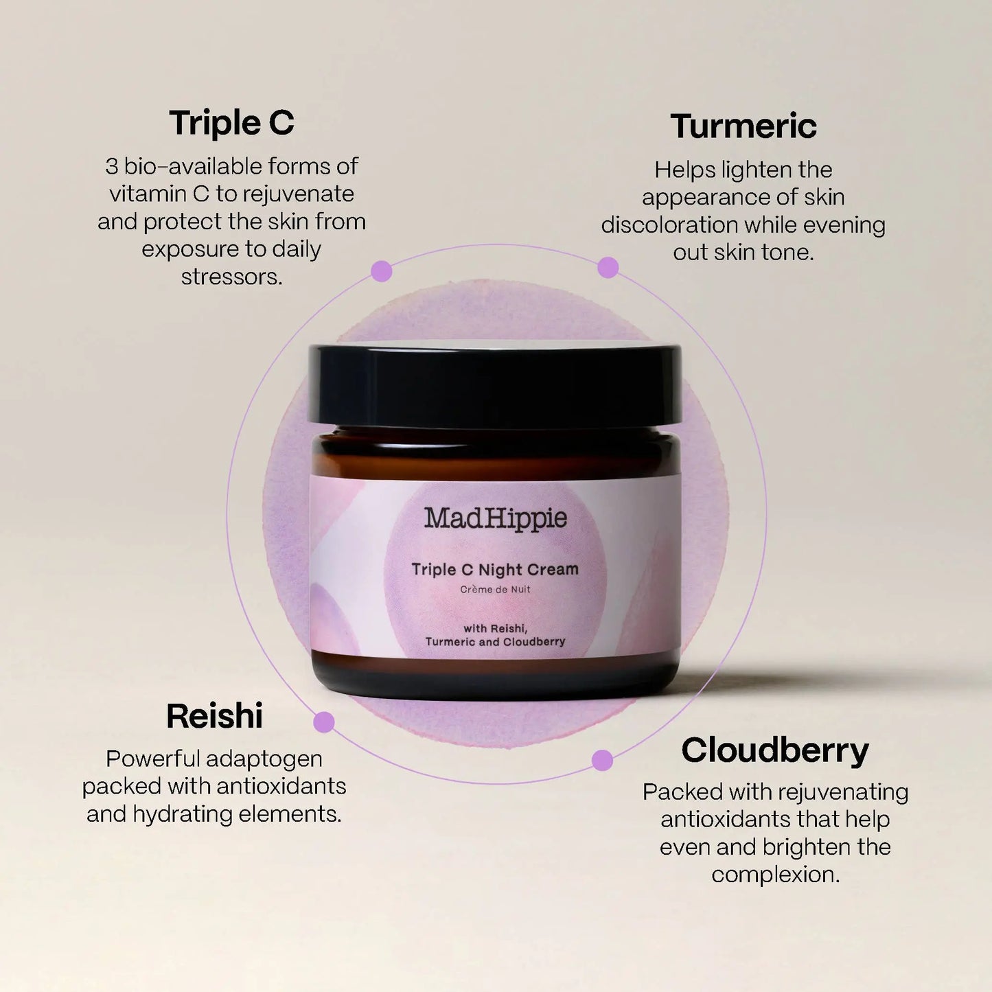Mad Hippie - Night Cream The Rooted Soul Wellness Co.