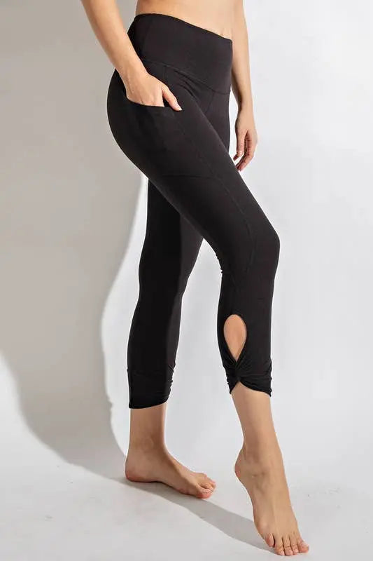 P4961PL37 Butter Soft Capri Yoga Leggings The Rooted Soul Wellness Co.