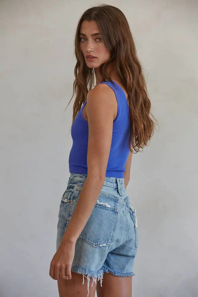 What's the Scoop Reversible Ribbed Knit Brami The Rooted Soul Wellness Co.