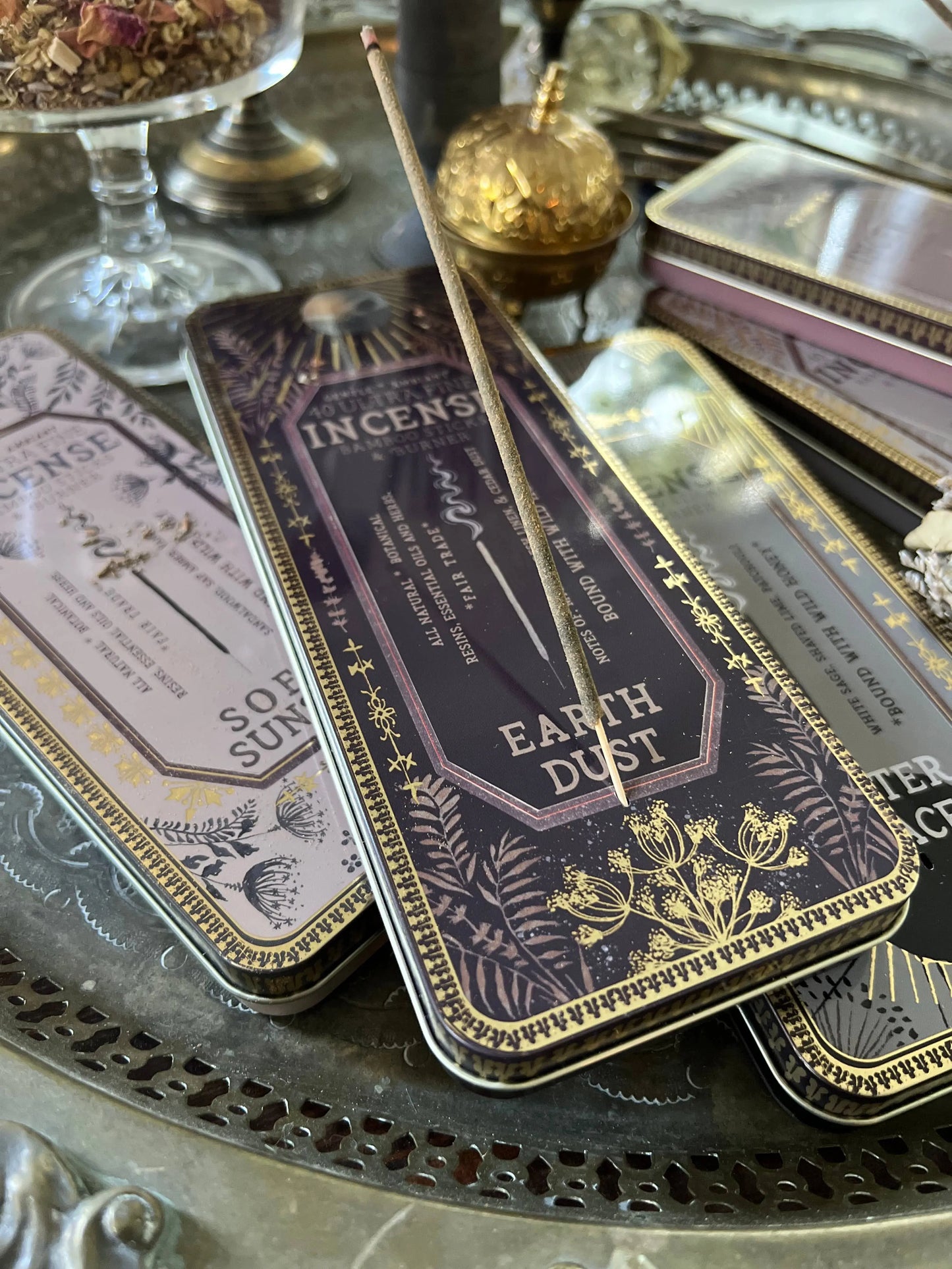 Earth Dust 40 Stick Premium Incense The Rooted Soul Wellness Co.