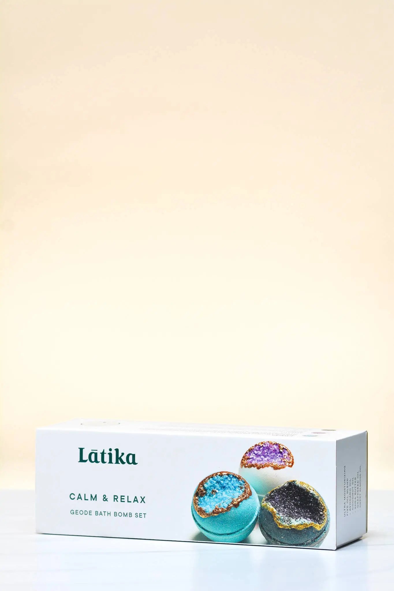 Crystal Geode Bath Bombs, Calm + Relax - Gift Set The Rooted Soul Wellness Co.