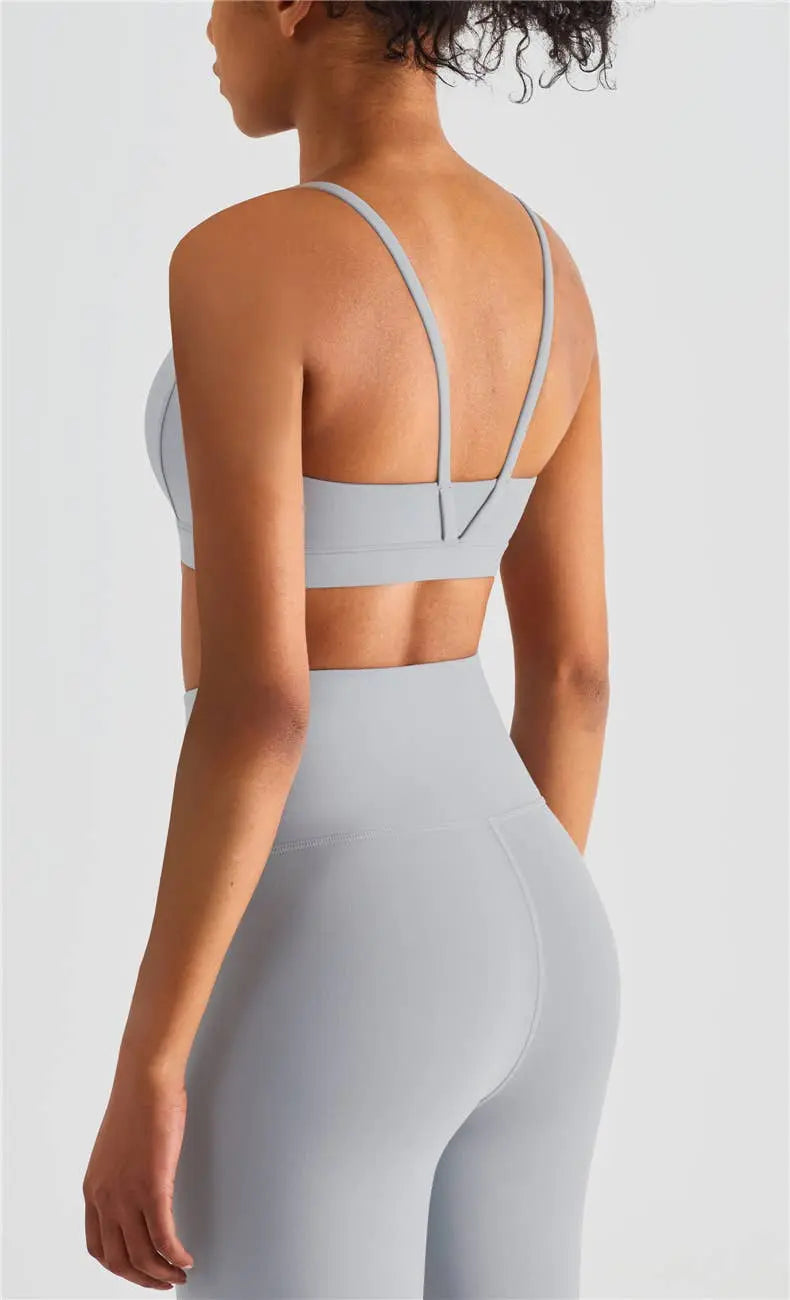 V-back Sports Bra