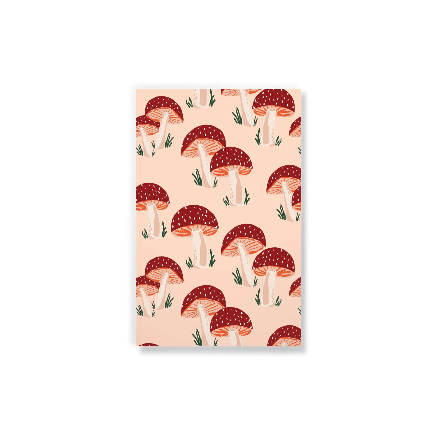 Denik - Peach Mushrooms Classic Layflat Journal Notebook Denik
