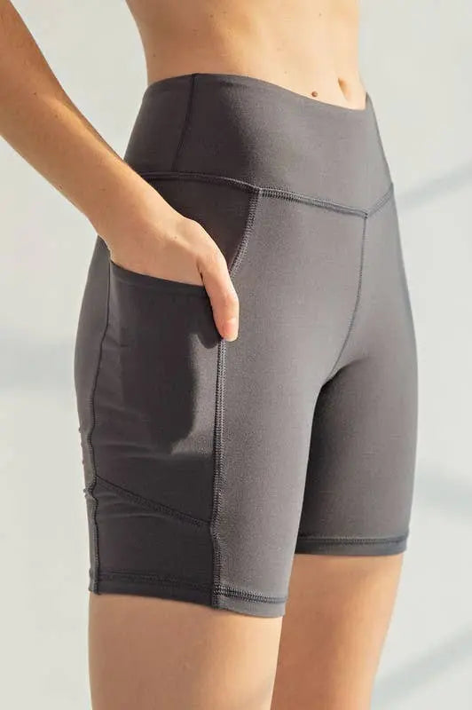 Butter Soft 6 Inch Bike Short with Pockets Sunday Morning