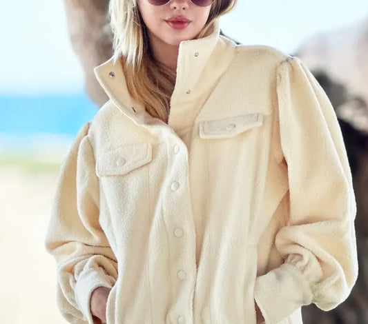 Fluff Sherpa Jacket The Rooted Soul Wellness Co.
