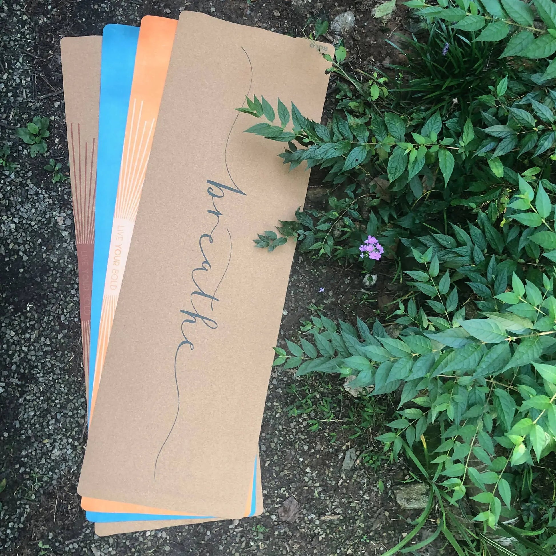 Cork Non-Slip Yoga Mat - Breathe The Rooted Soul Wellness Co.