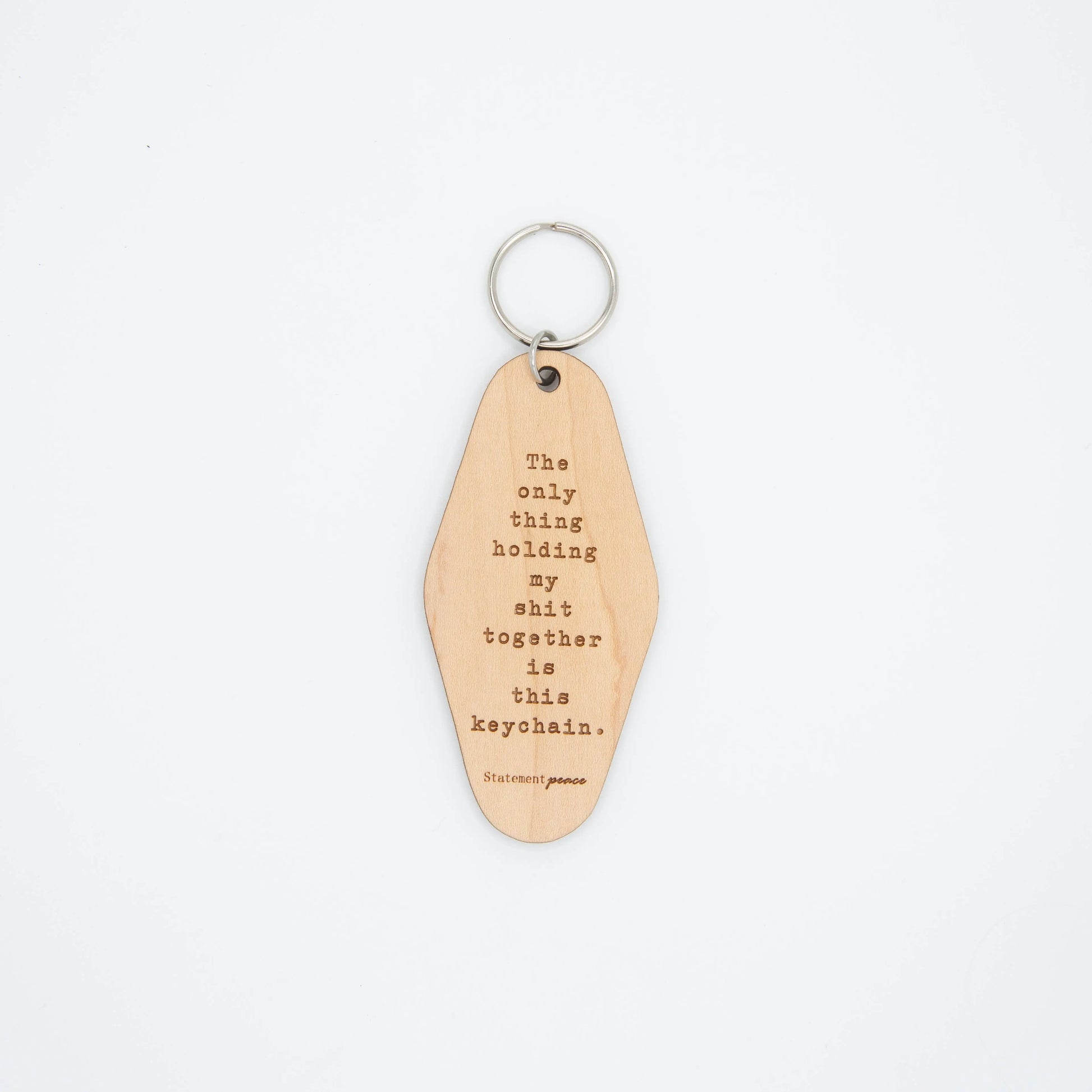 Statement Peace - Holding it Together Keychain The Rooted Soul Wellness Co.