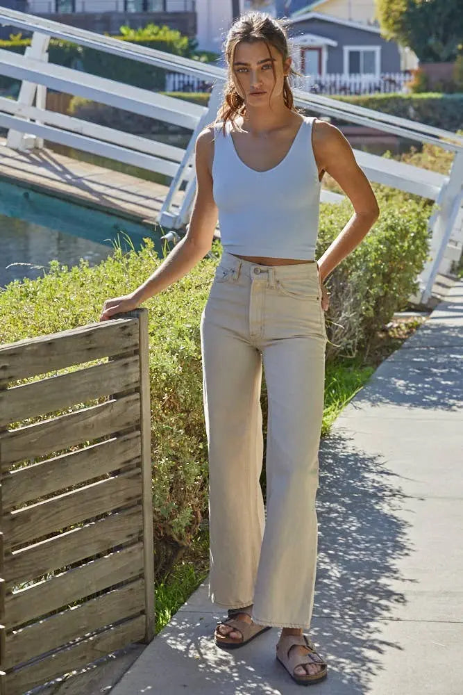 What's the Scoop Reversible Ribbed Knit Brami The Rooted Soul Wellness Co.