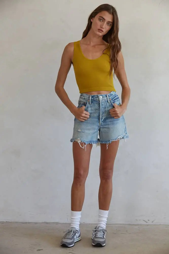 What's the Scoop Reversible Ribbed Knit Brami The Rooted Soul Wellness Co.