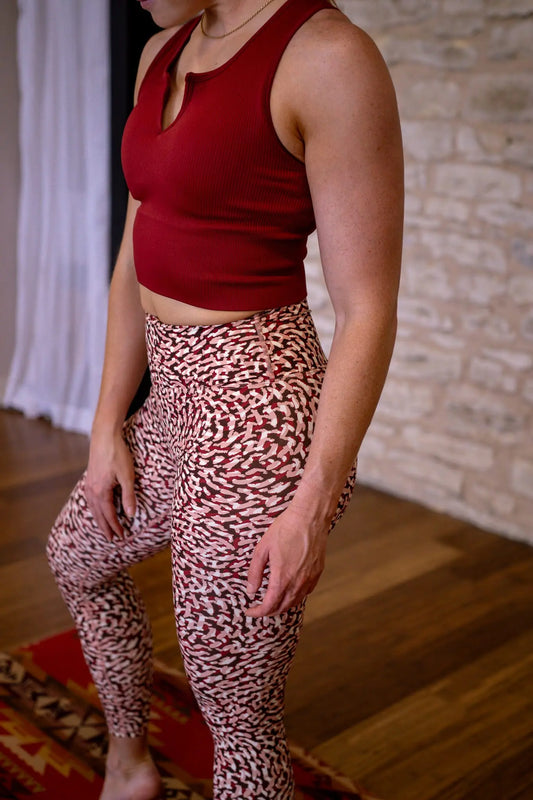 Born Primitive Synergy Legging Pebble The Rooted Soul Wellness Co.