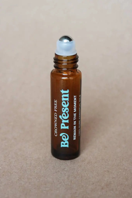 Be Present Essential Oil Rollerball - assembled by survivors The Rooted Soul Wellness Co.