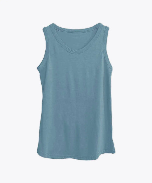 Cotton/Modal Flowy Tank by Clean Tee Factory The Rooted Soul Wellness Co.