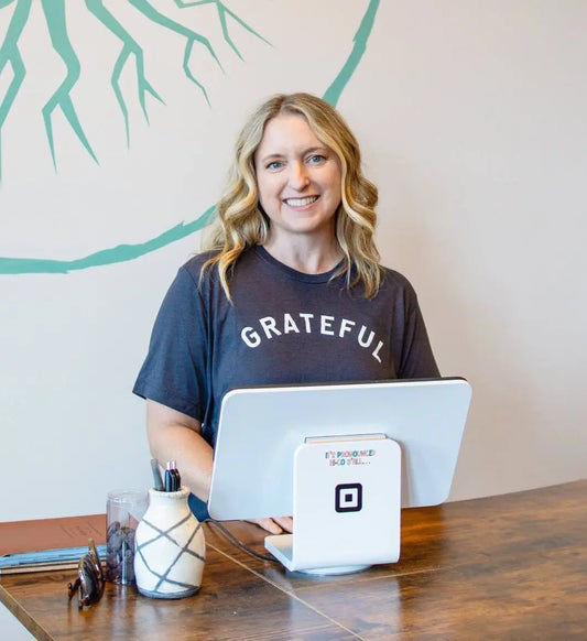 Grateful Tee by Saved by Grace The Rooted Soul Wellness Co.