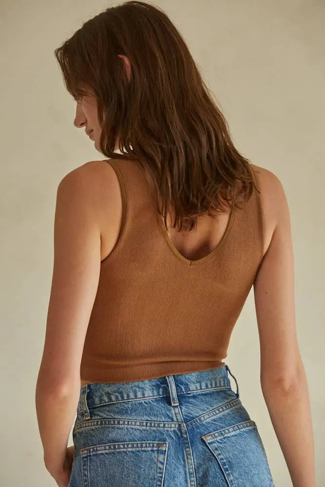 What's the Scoop Reversible Ribbed Knit Brami The Rooted Soul Wellness Co.