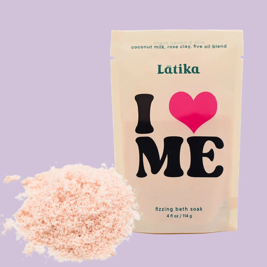I LOVE ME -  Fizzing Epsom Bath Soak The Rooted Soul Wellness Co.
