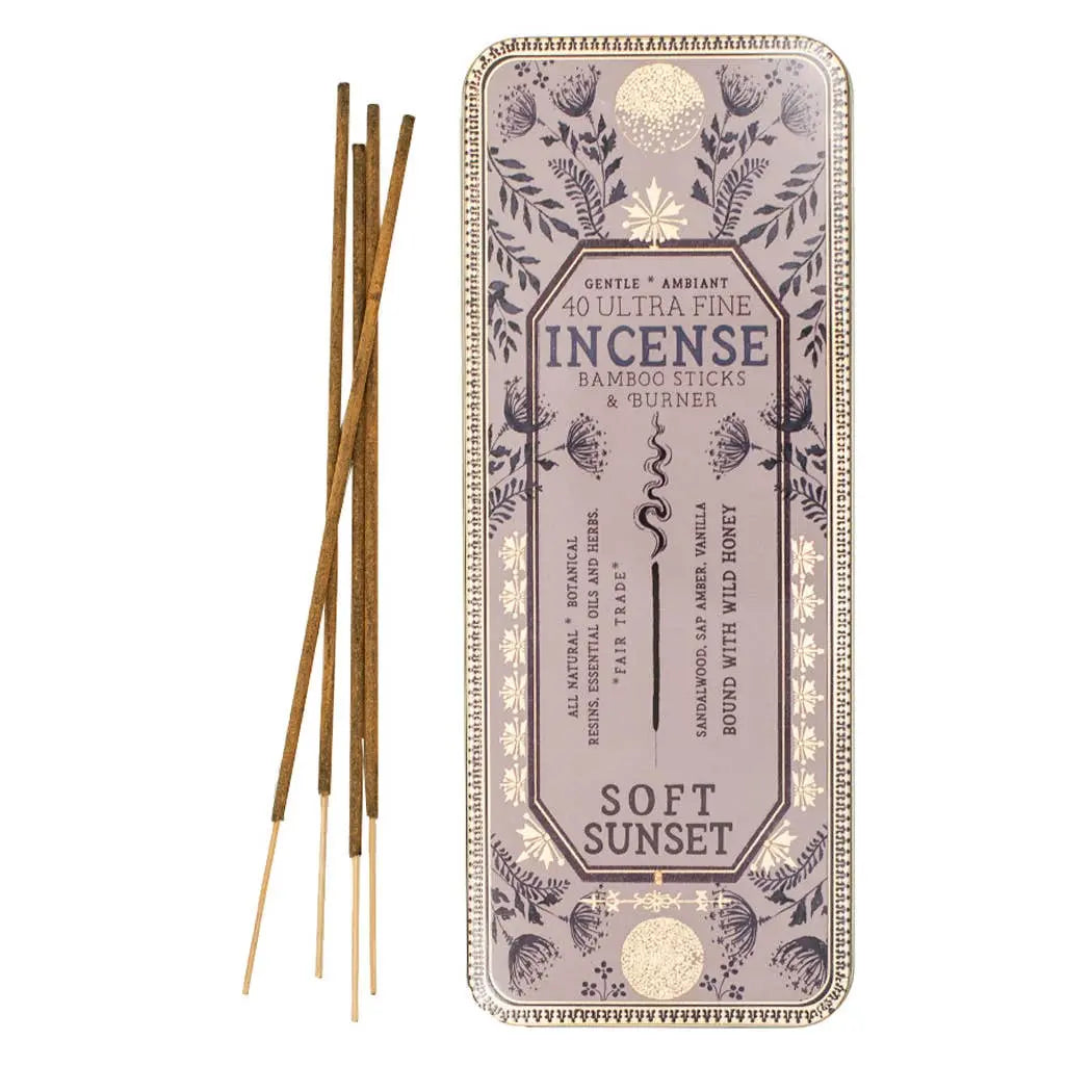 Soft Sunset 40 Stick Premium Incense The Rooted Soul Wellness Co.