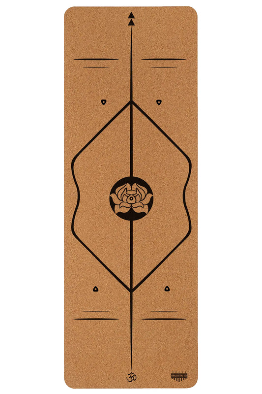 Himalaya Yoga USA - Lotus and Balance Cork Yoga Mat Himalaya Yoga USA