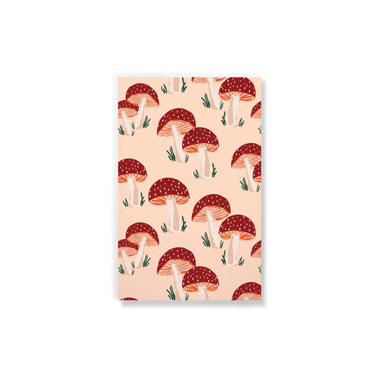 Denik - Peach Mushrooms Classic Layflat Journal Notebook Denik
