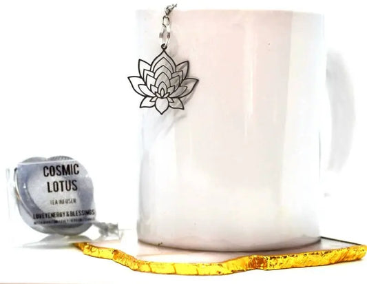 Cosmic Lotus Tea Infuser,  Loose Leaf Tea Steeper The Rooted Soul Wellness Co.
