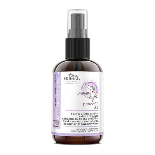 Peaceful AF Mindfulness Spray for adults warm human